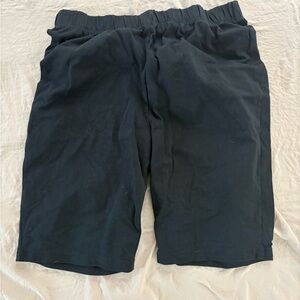 Roaman's Classic Black Athletic Shorts